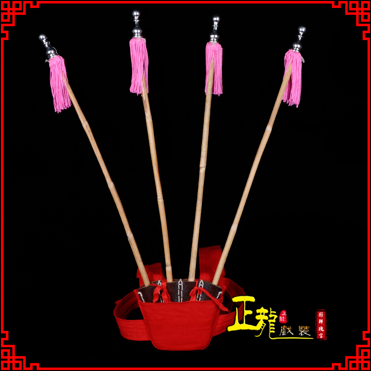 纳雍戏装戏曲用品靠旗男女大靠 靠板 正宗牛皮旗杆旗架