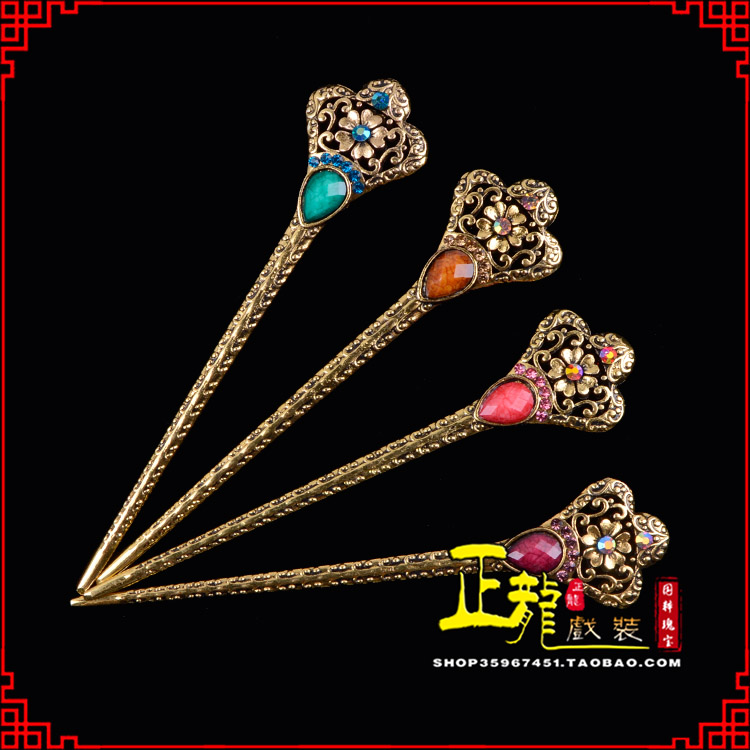 纳雍头饰老旦青衣员外夫人簪子 老旦发簪