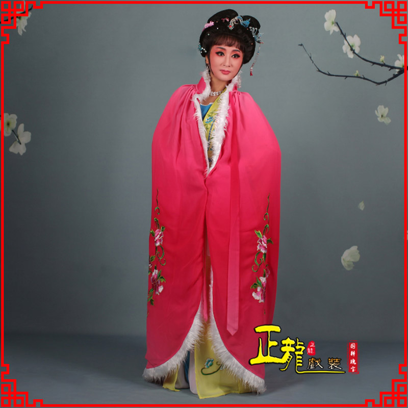 纳雍小花旦绣花斗篷 花旦披风
